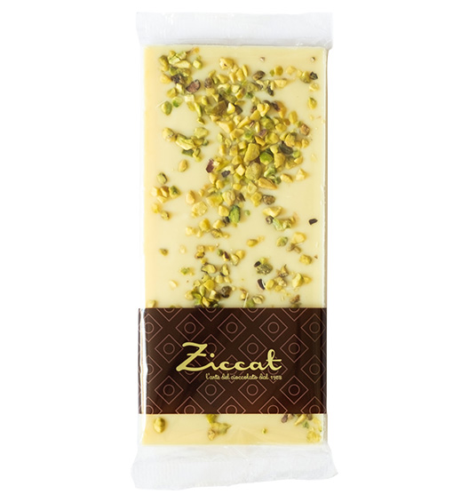 Weisse Schokolade mit Pistazien